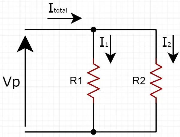 Divisor de corrente circuito base