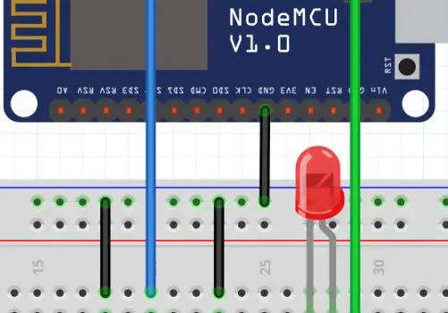 Circuito de interrupção com NodeMcu