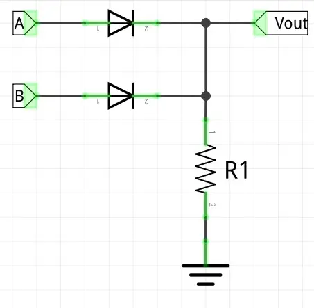 circuito porta lógica NOT